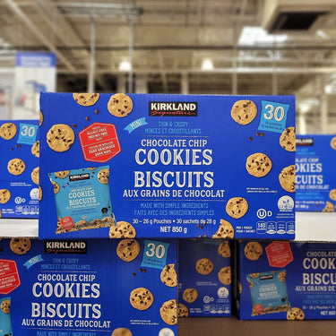 Image of Kirkland Signature Chocolate Chip Cookies 30-Pack - 30 x 28 Grams